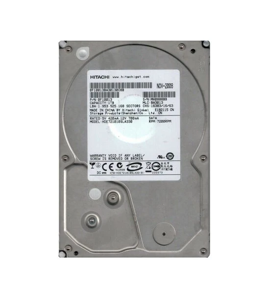 Hitachi Deskstar E7K1000 1TB 3.5" SATA Hard Drive