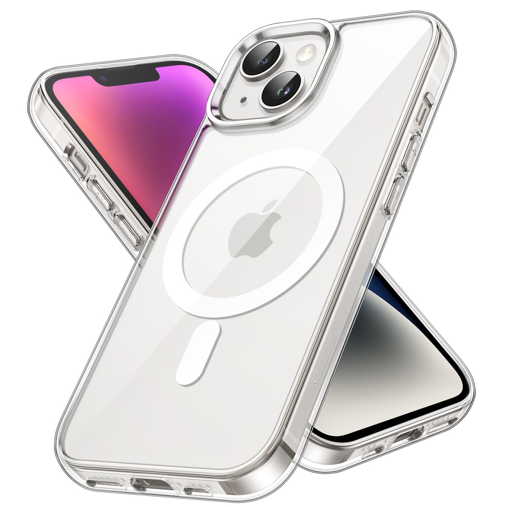 JETech iPhone 14 Plus Magnetic Clear Case